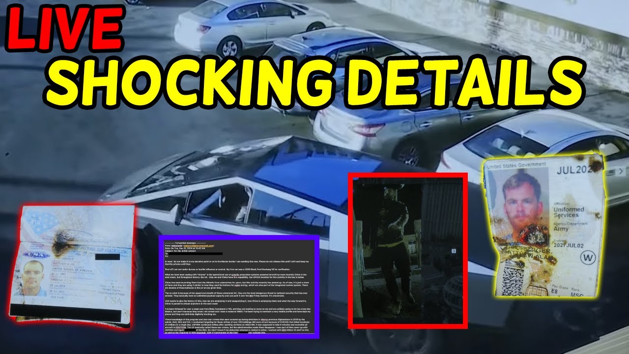 CyberTruck Bomber MANIFESTO. Matthew Livelsberger. New Orleans Attacker Shamsud-Din Jabbar