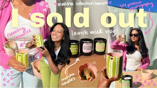 launching a matcha collection & planning a pop-up shop // launch week vlog, product photography