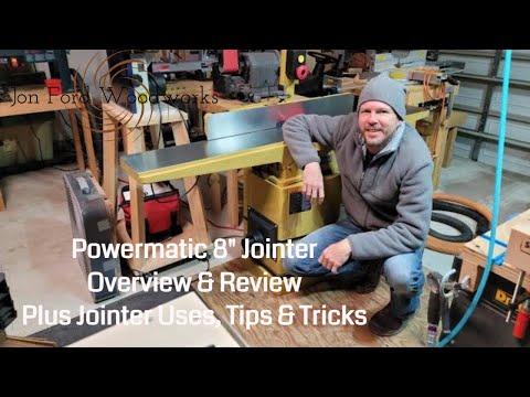Powermatic 8 Inch Jointer Overview & Review // Basic Jointer Uses and Functions