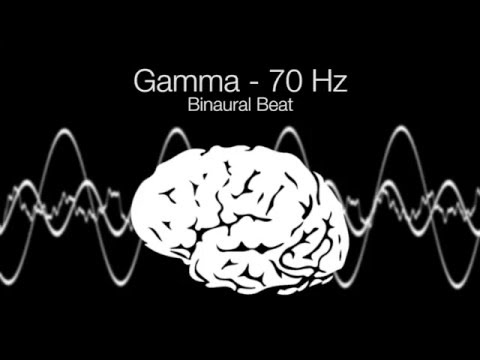 'Highest Brainwave Frequency' Gamma Binaural Beat - 70Hz (1h Pure)