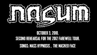 Nasum - Rehearsal October 3 2010 - Part 1 of 6