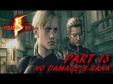 Resident Evil 5 HD Walkthrough S-Rank Part 13 - Uroboros Research Facility- No Damage