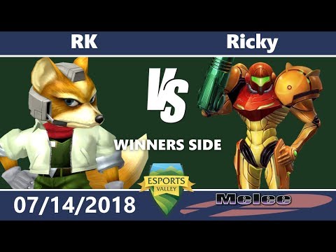 Shinespiked 10 Melee: Pools - RK (Fox) vs Ricky (Samus)
