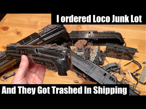 I ordered a Junk lot of Locos and the Shipping Trashed Them...