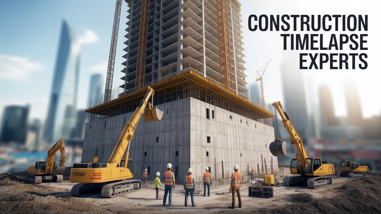 Timelapse construction camera film examples