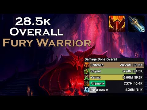 HoA +16 | 28.5k Overall DPS | Kyrian Fury Warrior
