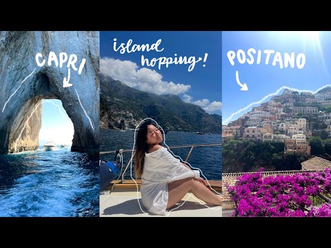 island hopping in amalfi coast!