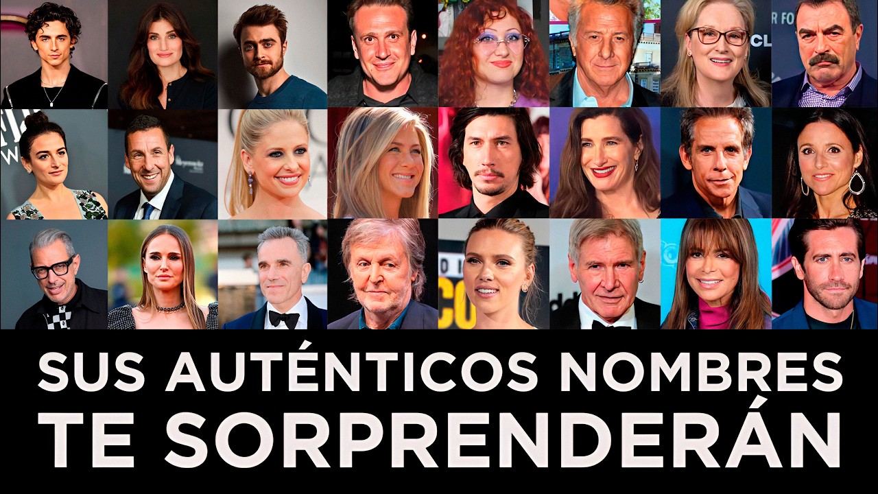 Actores de origen judío que cambiaron su nombre