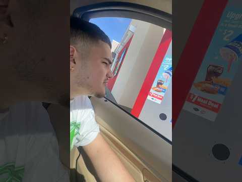 Voice trolling at the drive thru never fails 😂 #drivethru #comedy