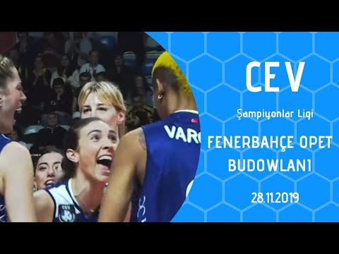 Fenerbahçe Opet -  Budowlani | CEV Şampiyonlar Ligi | 28.11.2019