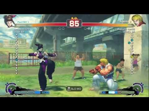 Michael Tan [Ken] vs umippo [Juri] SSF4 Japanese Online Ranked Matches - TRUE-HD