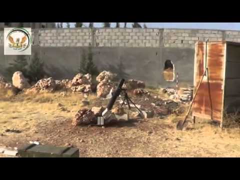 استهداف مواقع قوات النظام في الفوج 137 في بلدة خان الشيح في ريف دمشق بقذائف الهاون من قبل لواء نسور الريف الغربي