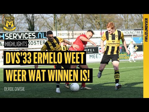 DVS'33 ERMELO WEET WEER WAT WINNEN IS! | Samenvatting - Derde Divisie