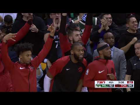 Raptors Highlights: Ibaka Block and VanVleet Three - December 9, 2018