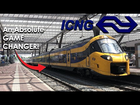 The NEW FACE of NS Intercity Services - The Dutch Railways' INCREDIBLE ICNG!