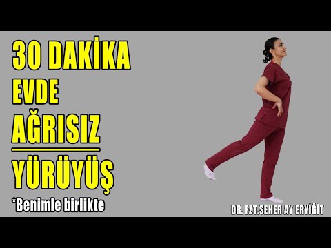 30 MINUTE PAINLESS WALK AT HOME #aktifizyo #walking #kneepain