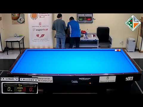 LLIGA 3BANDES 2aB DIV. LLEIDA(H.DÁVILA) - LLINARS(J.FERRER)