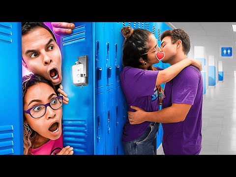 CONSTRUÍMOS UM QUARTO SECRETO NA ESCOLA E FLAGRAMOS ISSO!