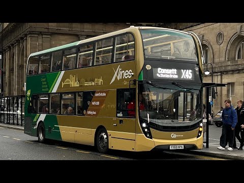 Go North East Route Visual: Xlines X45 // 6338 - YX69NPA