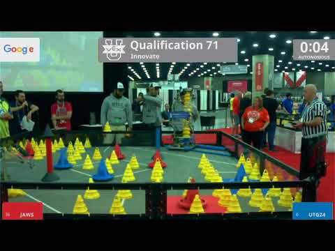2018 VEXU Innovate Q71 - JAWS vs UTGZ4 - 32 to 86