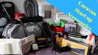 Caravan start up accessories / equipment .