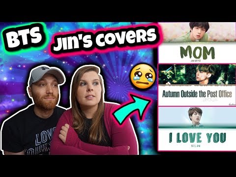 BTS JIN Autumn Outside the Post Office, I LOVE YOU AND MOM(엄마) (Cover) [Color Coded Lyrics] Reaction Video