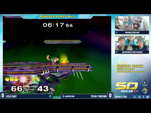 Nexus - Gold Dart (Kirby) vs Timesink (Fox) - SSBM Singles Pools - Melee