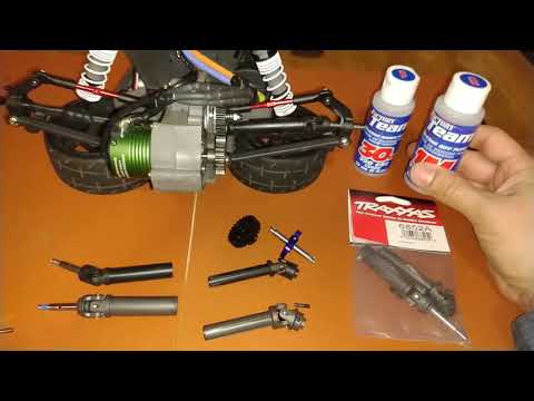 Traxxas Rustler 2WD X-Heavy Duty Driveshaft Upgrade/ Diff Lock