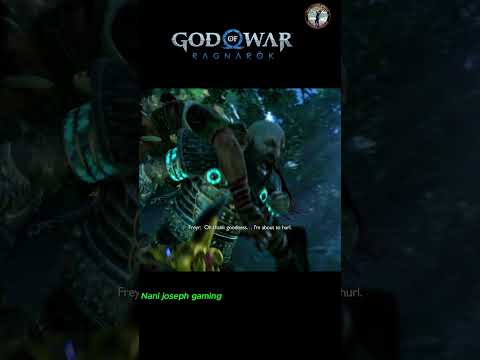 Kratos Saves Freya's Brother (Freyr) Scene - God Of War Ragnarok [4K 60FPS