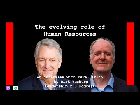 The evolving role of the HR function - Dave Ulrich