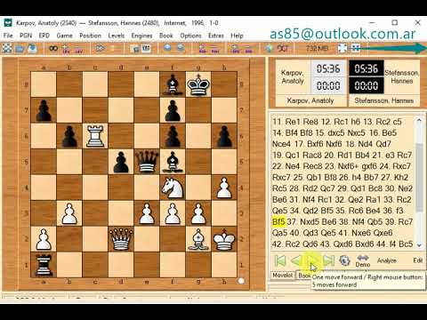 Karpov anatoly and stefansson hannes  1996   1 0   v341