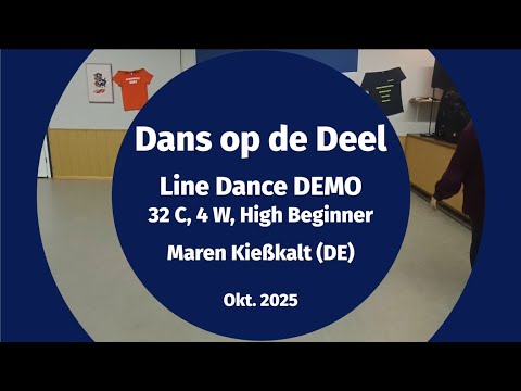 Dans op de Deel (Kiesskalt) - Line Dance - DEMO