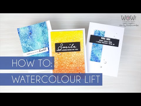 WOW! Watercolour Lift