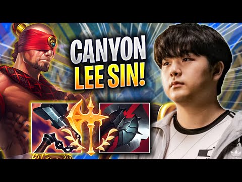 CANYON IS A GOD WITH LEE SIN! - DK Canyon Plays Lee Sin JUNGLE vs Taliyah! | Season 2023