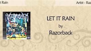 Razorback - Let It Rain (Lyrics Video)