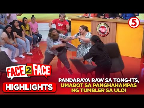 Pandaraya raw sa tong-its, umabot sa panghahampas ng tumbler sa ulo! Face 2 Face