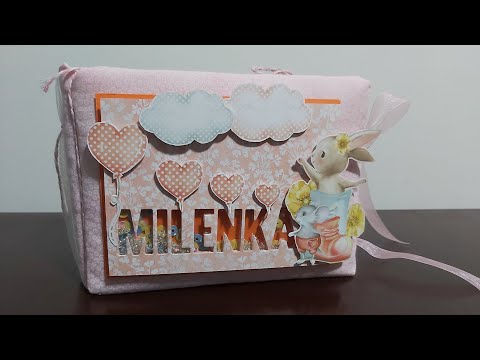Álbum N. 77: "Milenka" - Pop up scrapbooking