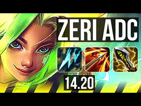 ZERI & Yuumi vs ASHE & Poppy (ADC) | Dominating | KR Master | 14.20