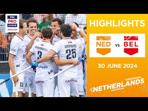 FIH Hockey Pro League 2023/24 Highlights - Netherlands vs Belgium (M) | Match 2