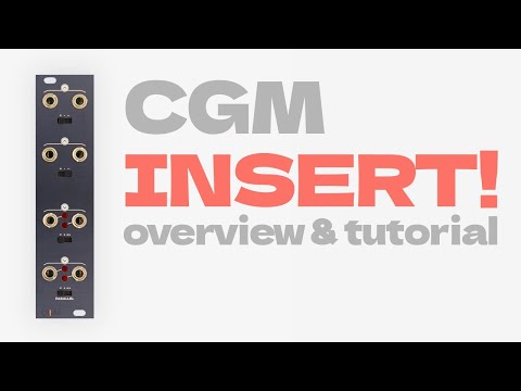 New Frap Tools CGM Insert – Stereo insert for the CGM Eurorack mixer series  | Overview and tutorial