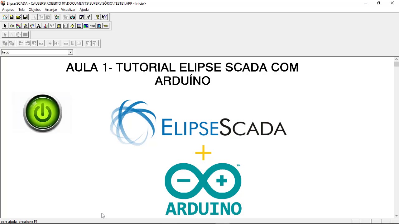 Arduíno com Sistema Supervisório Elipse SCADA - Aula 1