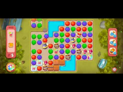 Gardenscapes Level 1932 [No booster] [Hard Level] #androidgameplay #gardenscapesgame #tranding