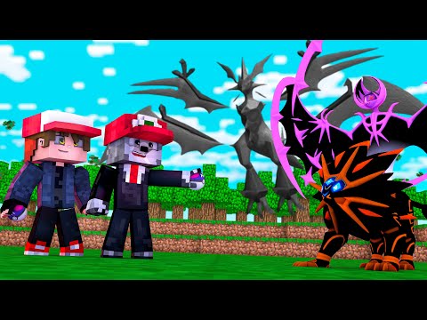 Minecraft: Pokemon Alola #8 - CAPTURANDO DARK SOLGALEO, DARK LUNALA E DARK NECROZMA SOL E LUA