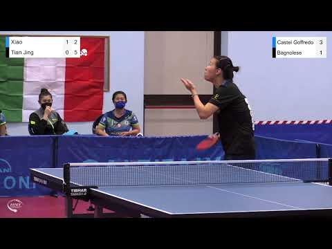 Xiao-Tian Jing (Castel Goffredo-Bagnolese) | SERIE A1 F 21/22, Finale Scudetto Ritorno.