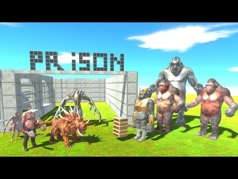 GORO + BROTHERS + GHOR VS INFERNALS + SCOURGE TO SAVE PRIMATES  - ANIMAL REVOLT BATTLE SIMULATOR