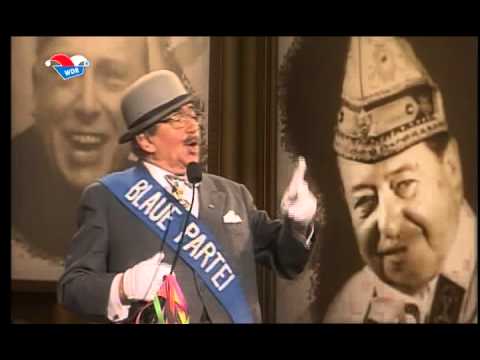 Der Mann von der Blauen Partei alias Toni Geller - Büttenrede 2000