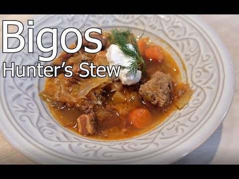 Bigos -  Hunter's Stew Recipe | Polish food | How to cook Stew | Stew Recipe