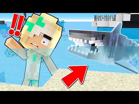 MARCYNO SALVA la RAGAZZA dal MORSO dello SQUALO!! - Minecraft ITA
