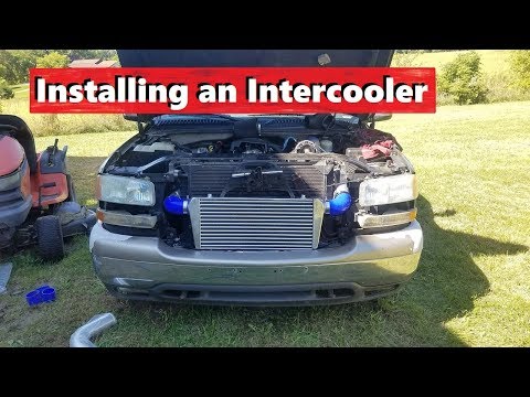 Installing An Intercooler On The SlowGMC | Goldie Hawn | Boosted 2000 GMC Sierra