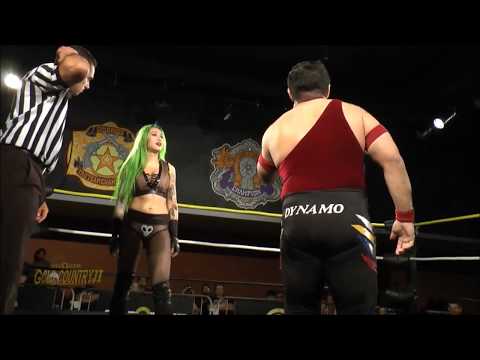 Johnny Dynamo vs. Shotzi Blackheart: Gold Rush Pro Wrestling, July 22, 2017